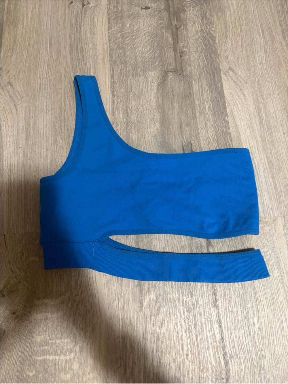 3 for $14 Garage One-Shoulder Cutout Blue Crop Top size medium